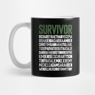 all winners survivor Mug